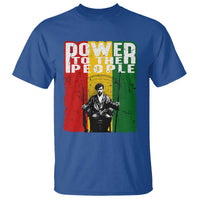 Black Panther Party Huey P. Newton T Shirt Power To The People Black History
