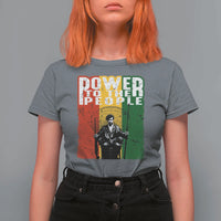 Black Panther Party Huey P. Newton T Shirt For Women Power To The People Black History