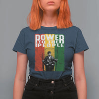 Black Panther Party Huey P. Newton T Shirt For Women Power To The People Black History