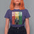 Black Panther Party Huey P. Newton T Shirt For Women Power To The People Black History
