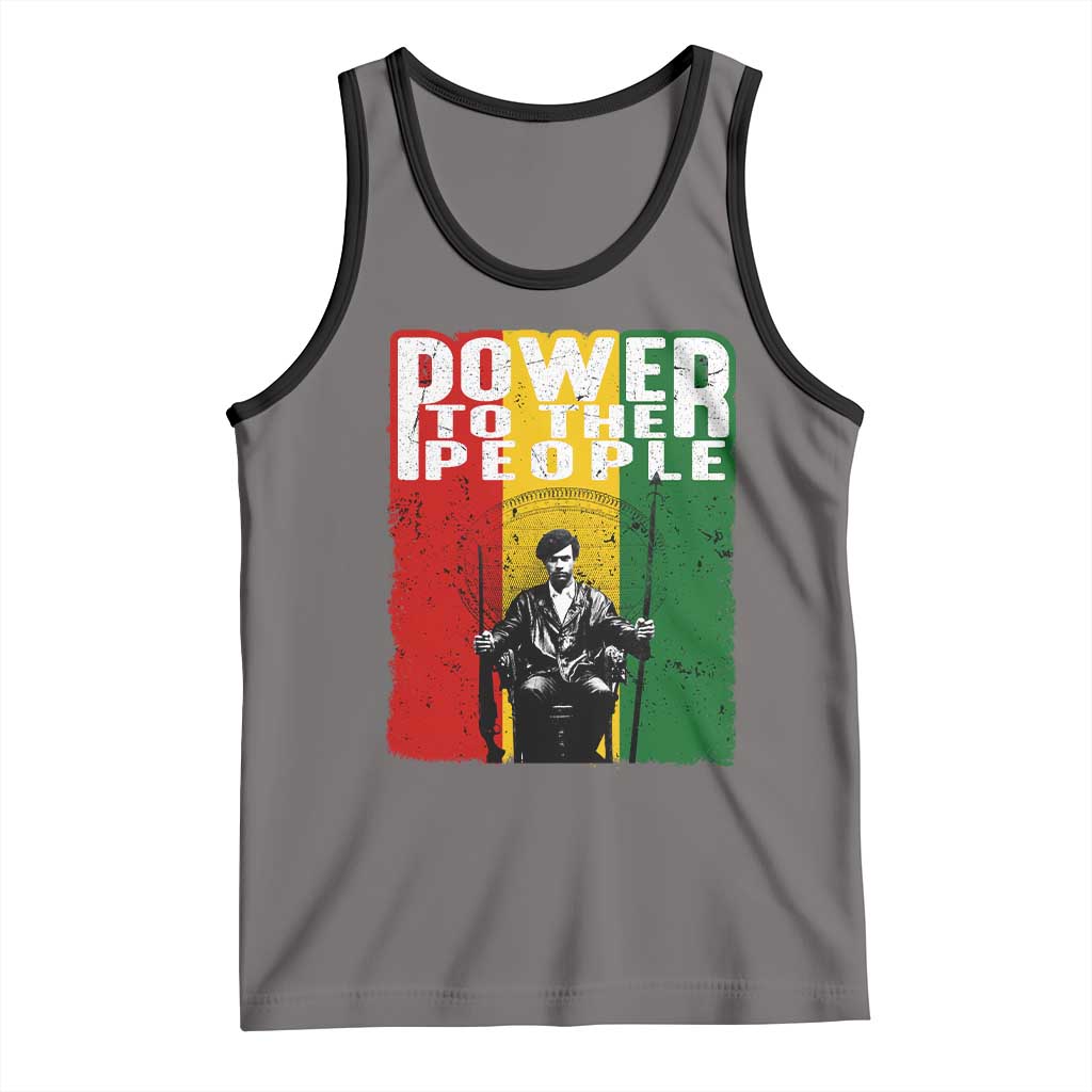 Black Panther Party Huey P. Newton Tank Top Power To The People Black History