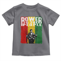 Black Panther Party Huey P. Newton Toddler T Shirt Power To The People Black History