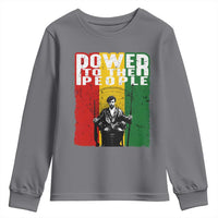 Black Panther Party Huey P. Newton Youth Sweatshirt Power To The People Black History