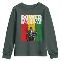 Black Panther Party Huey P. Newton Youth Sweatshirt Power To The People Black History