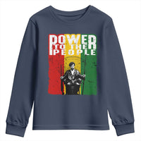 Black Panther Party Huey P. Newton Youth Sweatshirt Power To The People Black History