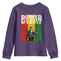 Black Panther Party Huey P. Newton Youth Sweatshirt Power To The People Black History