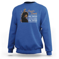 Angela Davis Sweatshirt I Am Changing The Things I Cannot Accept Black Panther Party History