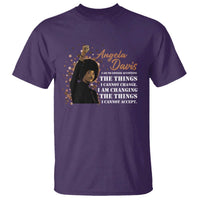 Angela Davis T Shirt I Am Changing The Things I Cannot Accept Black Panther Party History
