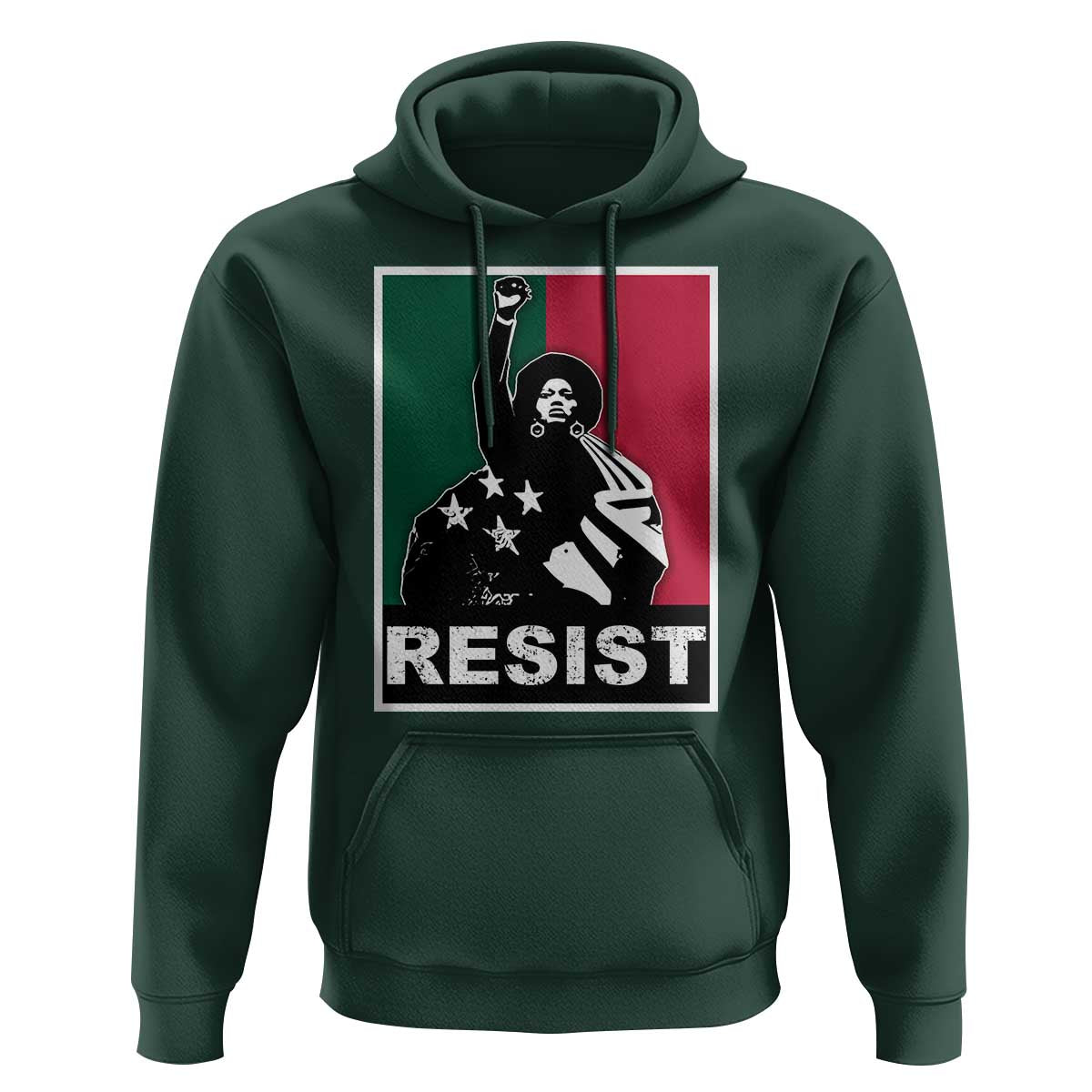 Resist Angela Davis Hoodie Black Panther Party History Civil Rights