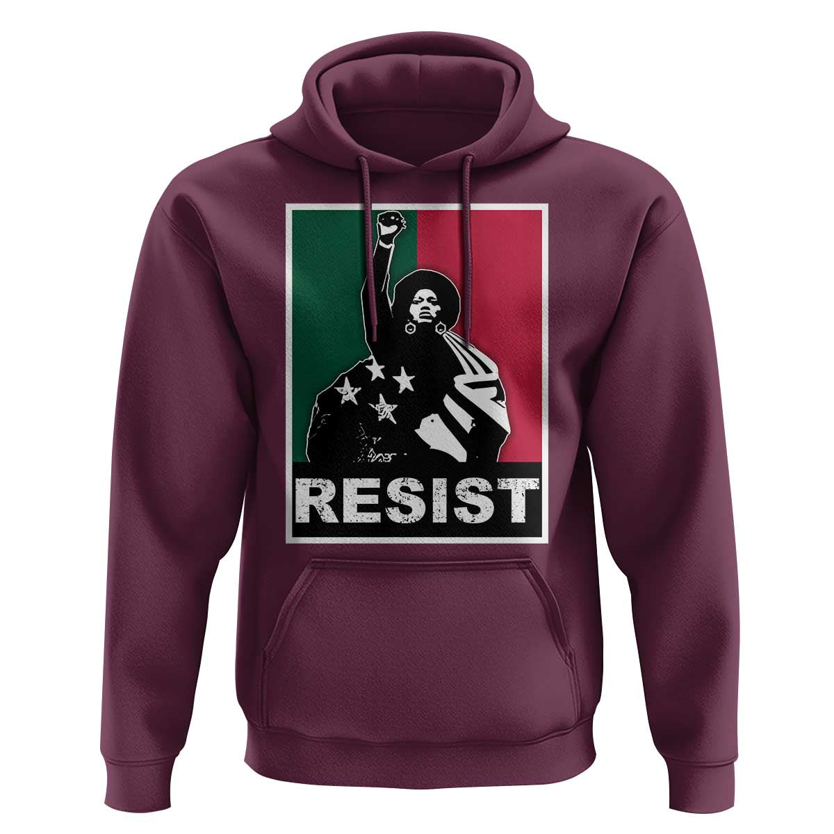 Resist Angela Davis Hoodie Black Panther Party History Civil Rights