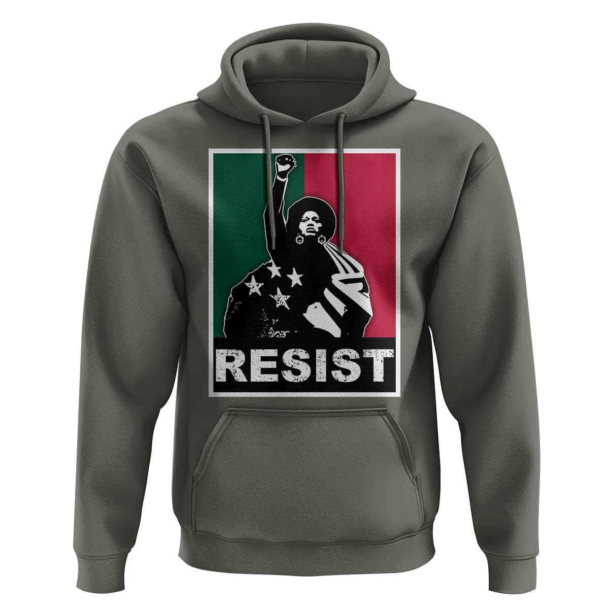 Resist Angela Davis Hoodie Black Panther Party History Civil Rights