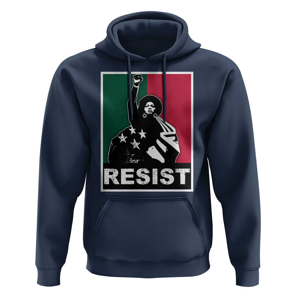 Resist Angela Davis Hoodie Black Panther Party History Civil Rights