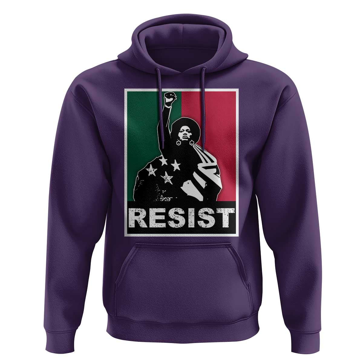 Resist Angela Davis Hoodie Black Panther Party History Civil Rights