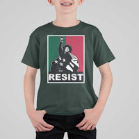 Resist Angela Davis T Shirt For Kid Black Panther Party History Civil Rights