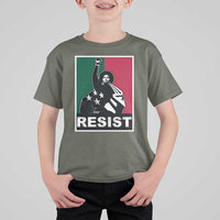 Resist Angela Davis T Shirt For Kid Black Panther Party History Civil Rights