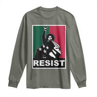 Resist Angela Davis Long Sleeve Shirt Black Panther Party History Civil Rights