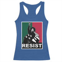 Resist Angela Davis Racerback Tank Top Black Panther Party History Civil Rights