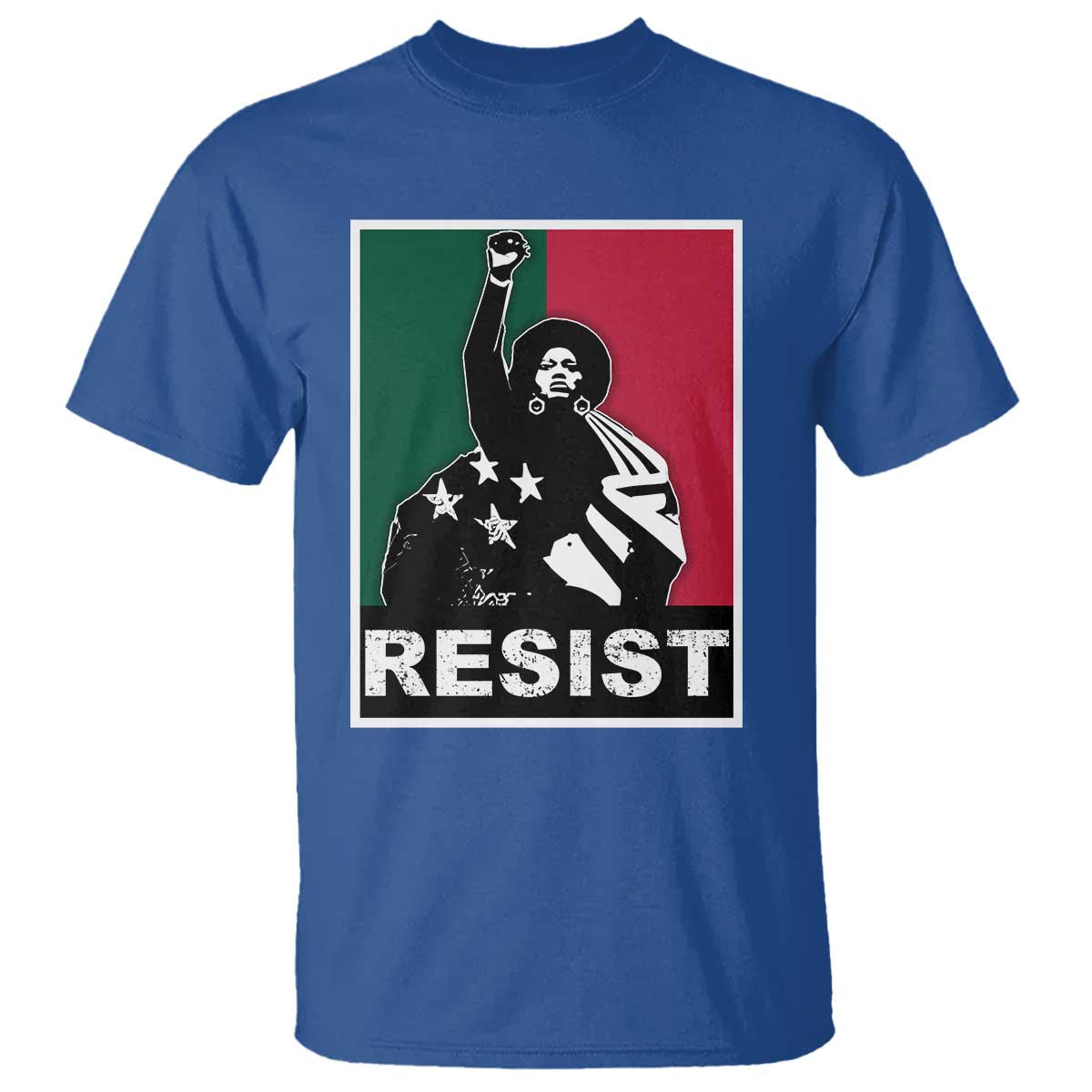 Resist Angela Davis T Shirt Black Panther Party History Civil Rights