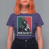 Resist Angela Davis T Shirt For Women Black Panther Party History Civil Rights
