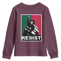 Resist Angela Davis Youth Sweatshirt Black Panther Party History Civil Rights