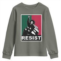 Resist Angela Davis Youth Sweatshirt Black Panther Party History Civil Rights