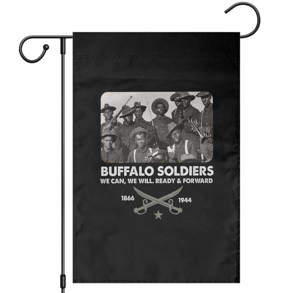 Buffalo Soldiers Garden Flag We Can We Will Ready Forward Black History - Wonder Print Shop
