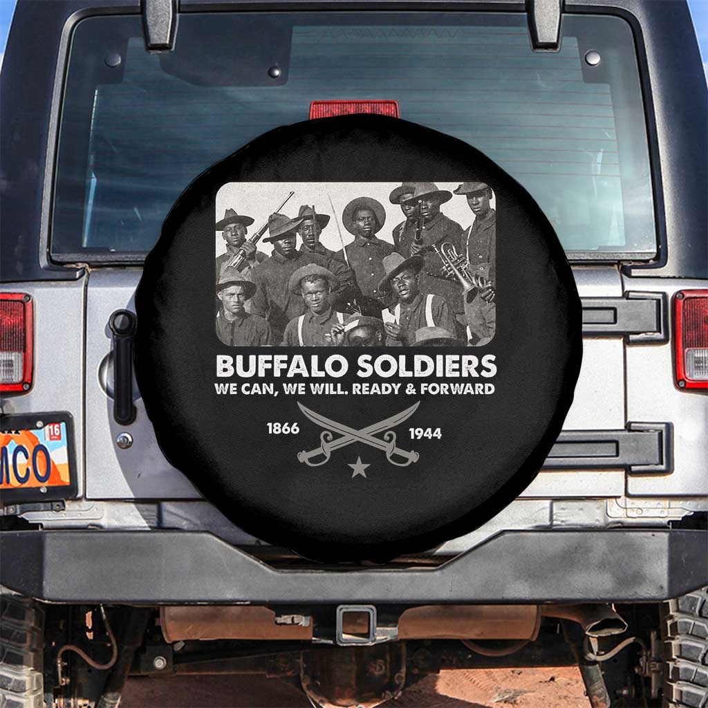 Buffalo Soldiers Spare Tire Cover We Can We Will Ready Forward Black History