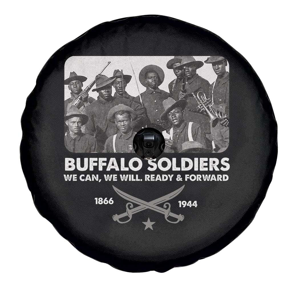 Buffalo Soldiers Spare Tire Cover We Can We Will Ready Forward Black History