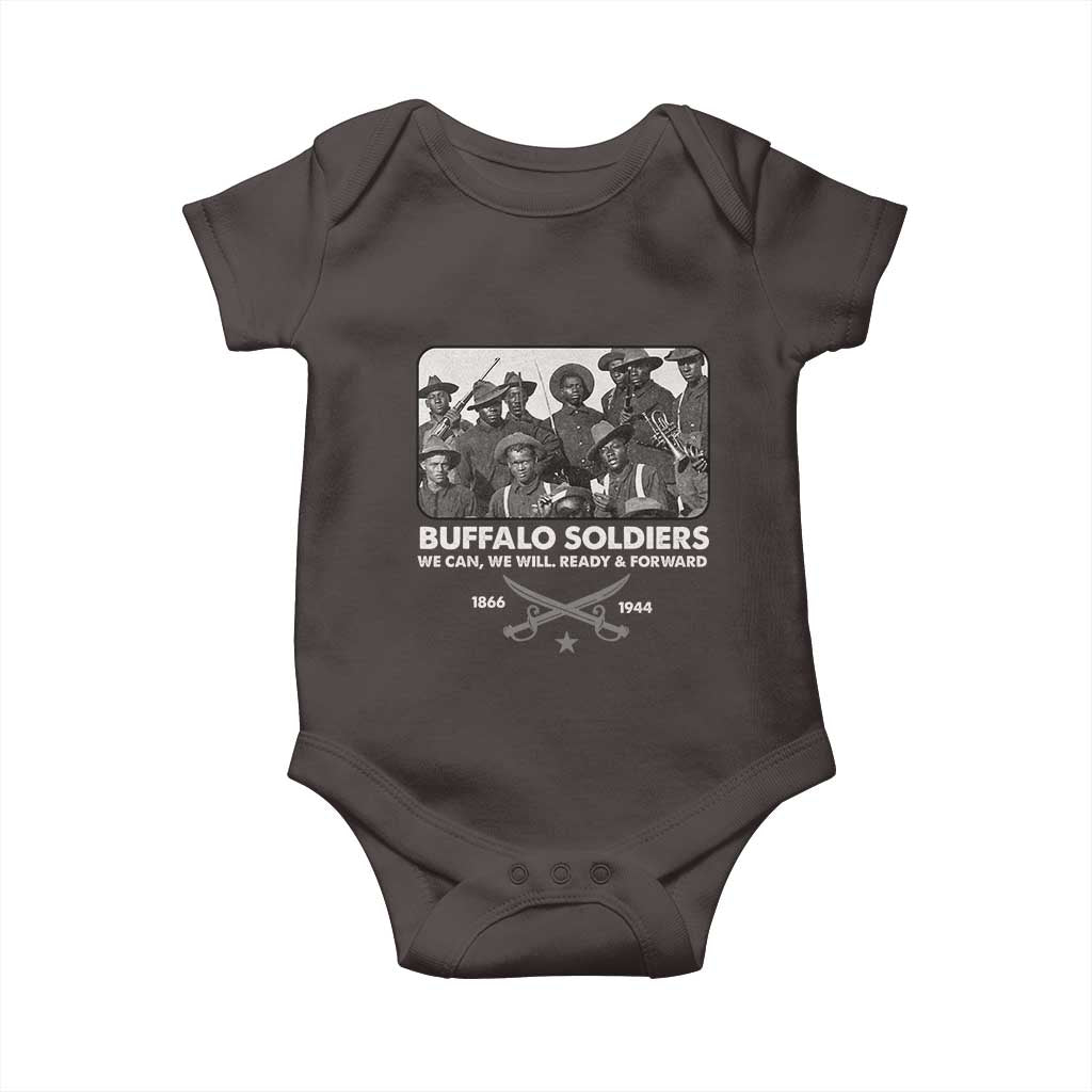 Buffalo Soldiers Baby Onesie We Can We Will Ready Forward Black History