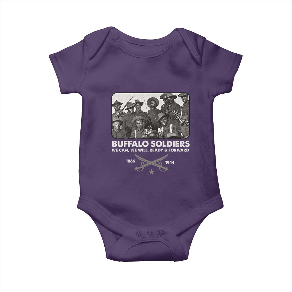 Buffalo Soldiers Baby Onesie We Can We Will Ready Forward Black History