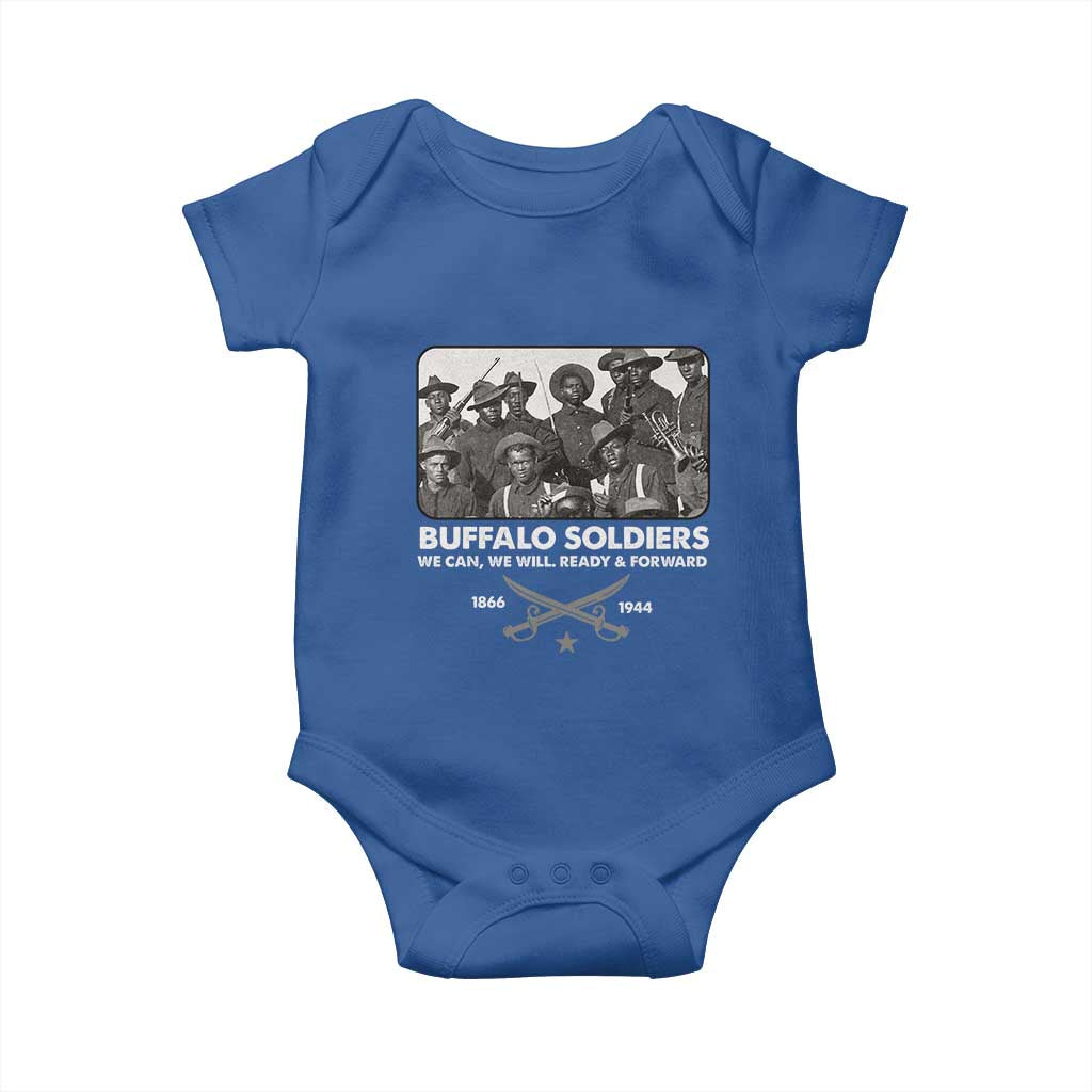 Buffalo Soldiers Baby Onesie We Can We Will Ready Forward Black History