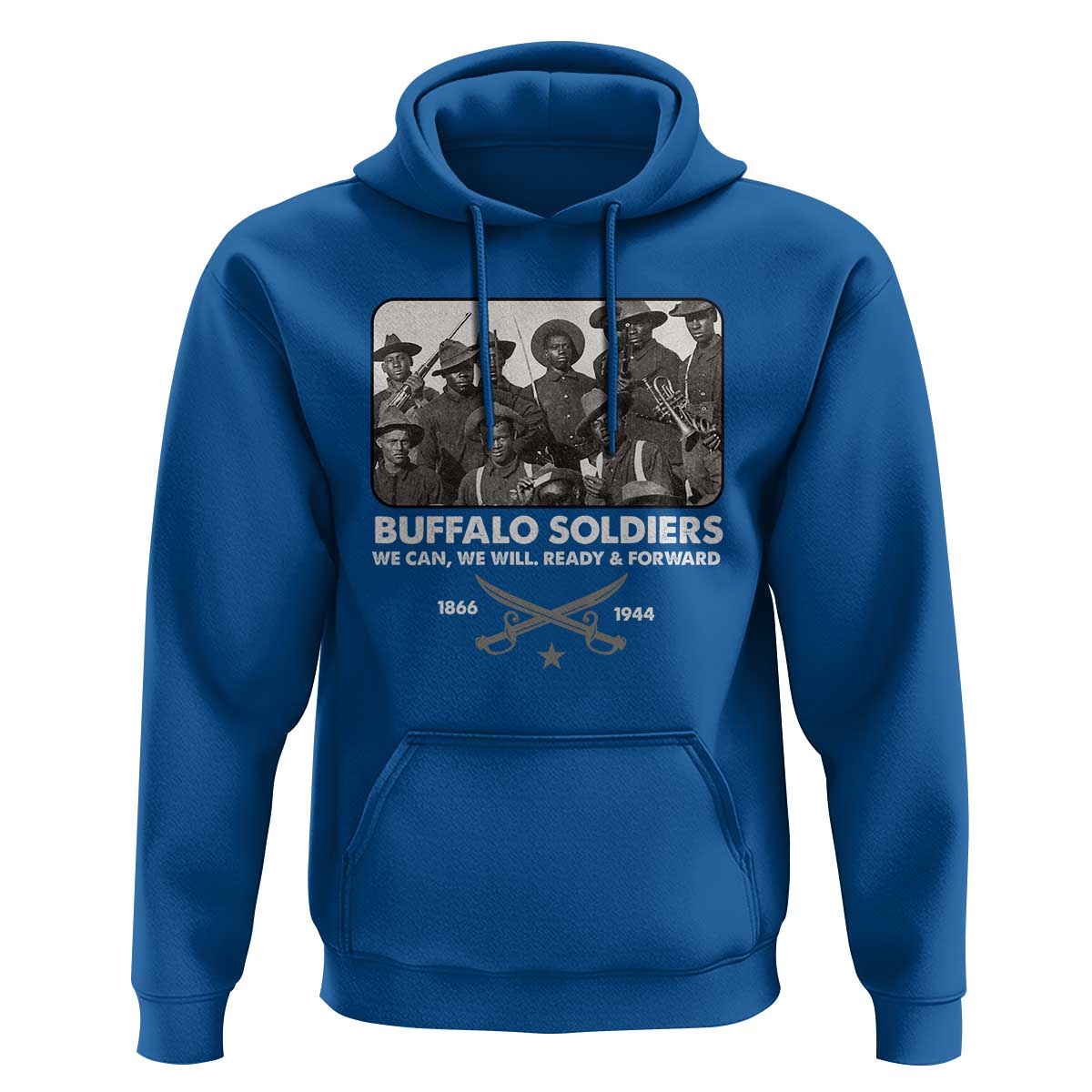 Buffalo Soldiers Hoodie We Can We Will Ready Forward Black History