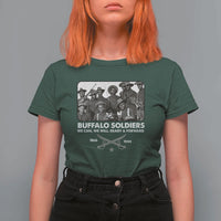 Buffalo Soldiers T Shirt For Women We Can We Will Ready Forward Black History