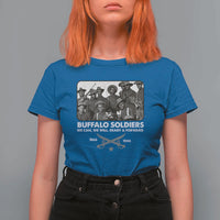 Buffalo Soldiers T Shirt For Women We Can We Will Ready Forward Black History