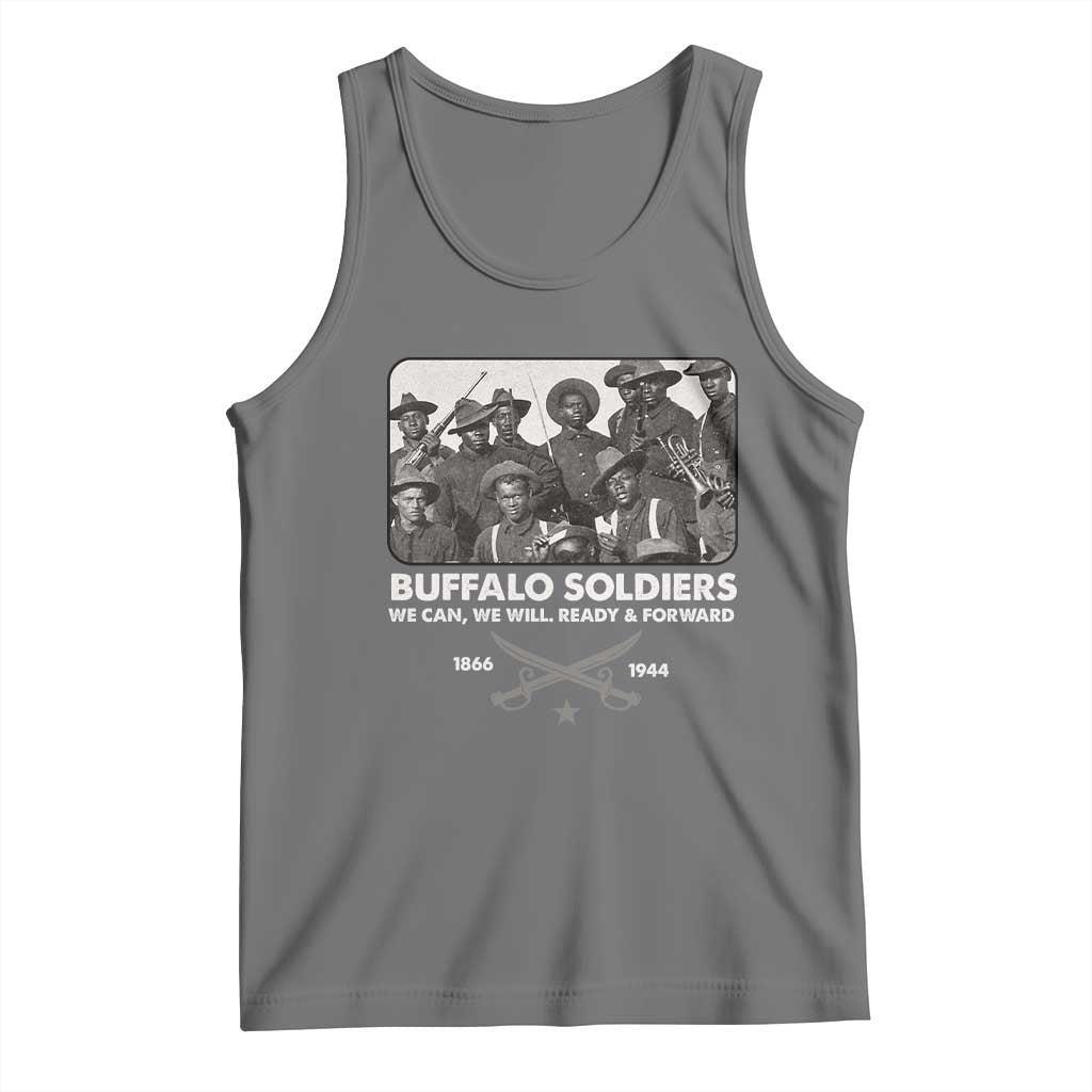 Buffalo Soldiers Tank Top We Can We Will Ready Forward Black History