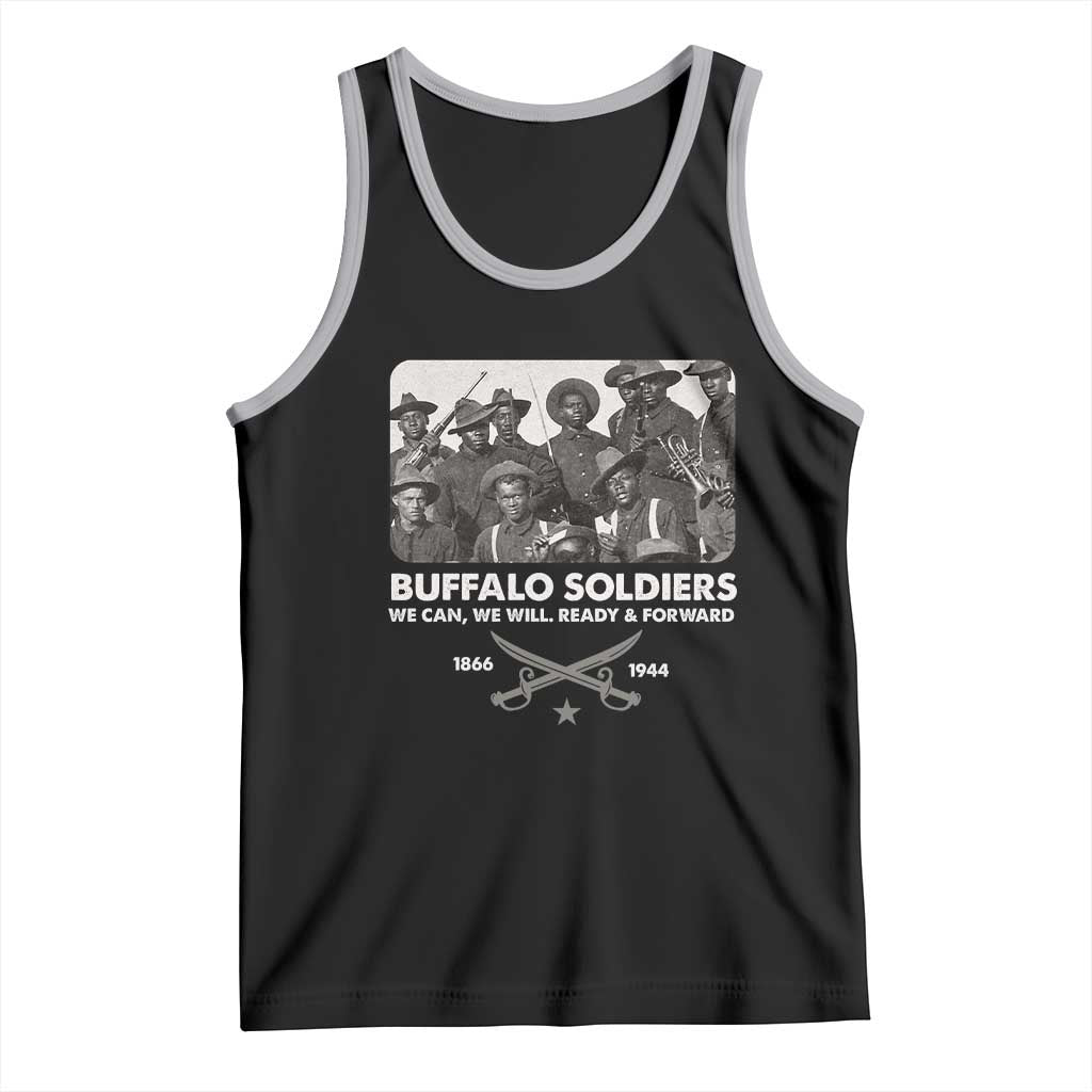 Buffalo Soldiers Tank Top We Can We Will Ready Forward Black History
