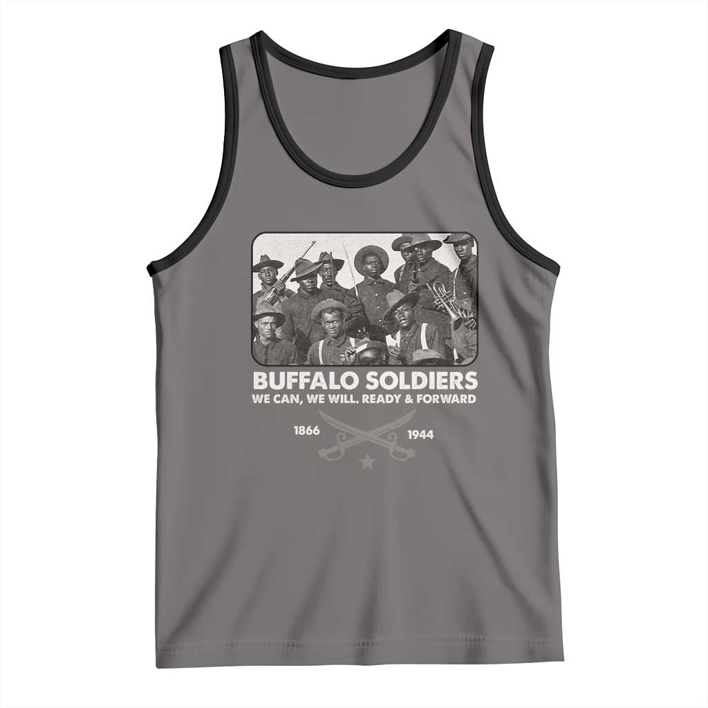 Buffalo Soldiers Tank Top We Can We Will Ready Forward Black History