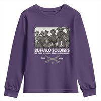 Buffalo Soldiers Youth Sweatshirt We Can We Will Ready Forward Black History