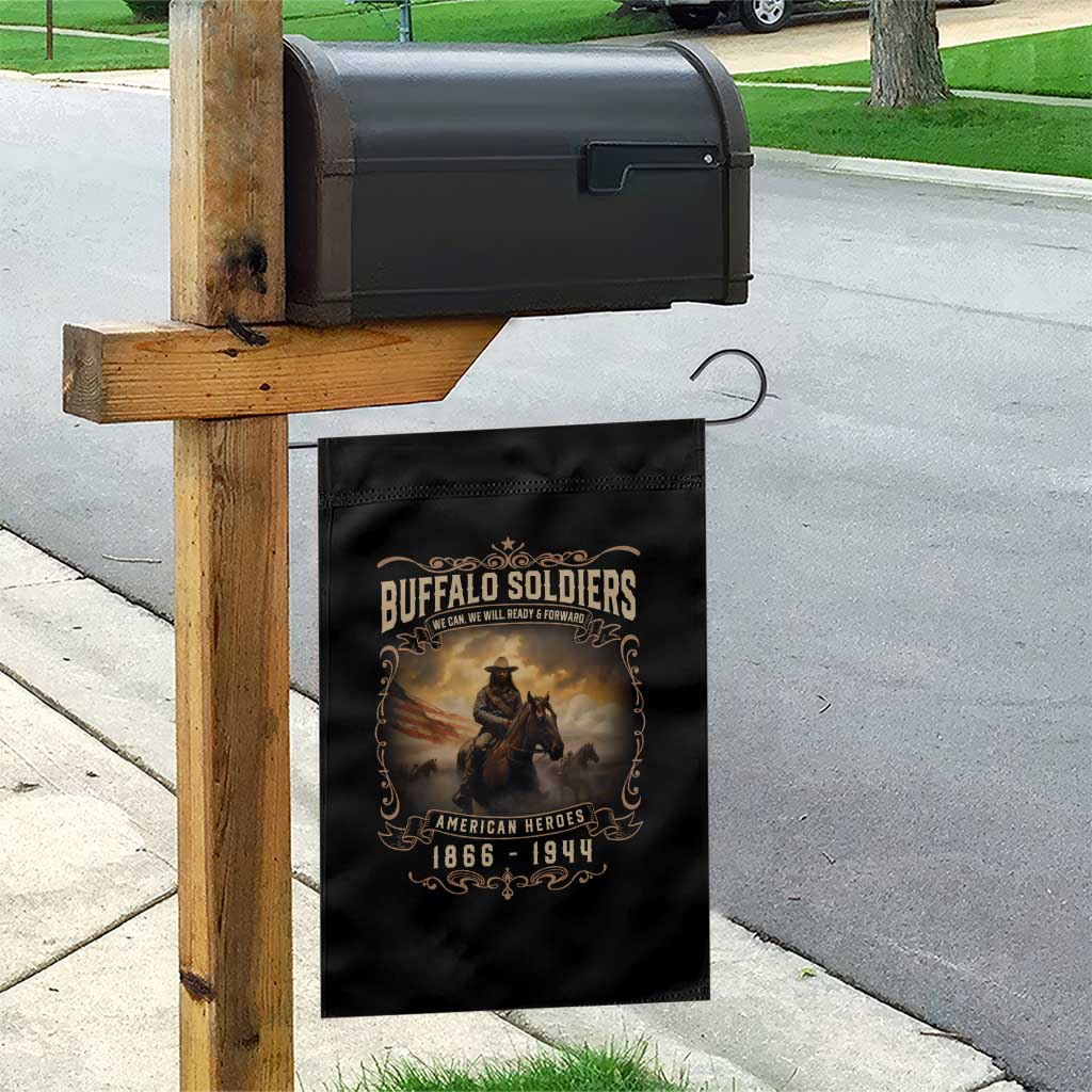 Buffalo Soldiers Garden Flag American Heros Cavalry Black History - Wonder Print Shop
