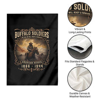 Buffalo Soldiers Garden Flag American Heros Cavalry Black History - Wonder Print Shop