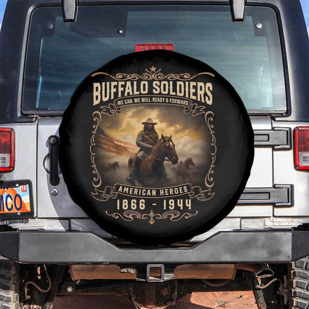 Buffalo Soldiers Spare Tire Cover American Heros Cavalry Black History