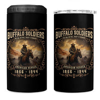 Buffalo Soldiers 4 in 1 Can Cooler Tumbler American Heros Cavalry Black History - Wonder Print Shop