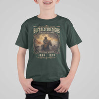Buffalo Soldiers T Shirt For Kid American Heros Cavalry Black History