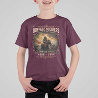 Buffalo Soldiers T Shirt For Kid American Heros Cavalry Black History