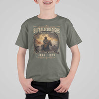 Buffalo Soldiers T Shirt For Kid American Heros Cavalry Black History