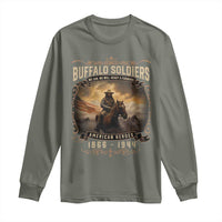 Buffalo Soldiers Long Sleeve Shirt American Heros Cavalry Black History