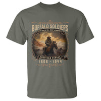 Buffalo Soldiers T Shirt American Heros Cavalry Black History