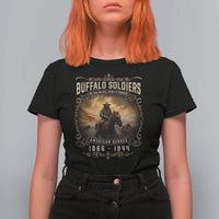 Buffalo Soldiers T Shirt For Women American Heros Cavalry Black History