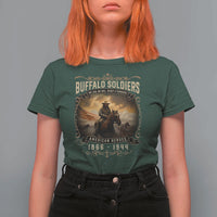 Buffalo Soldiers T Shirt For Women American Heros Cavalry Black History