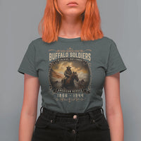 Buffalo Soldiers T Shirt For Women American Heros Cavalry Black History